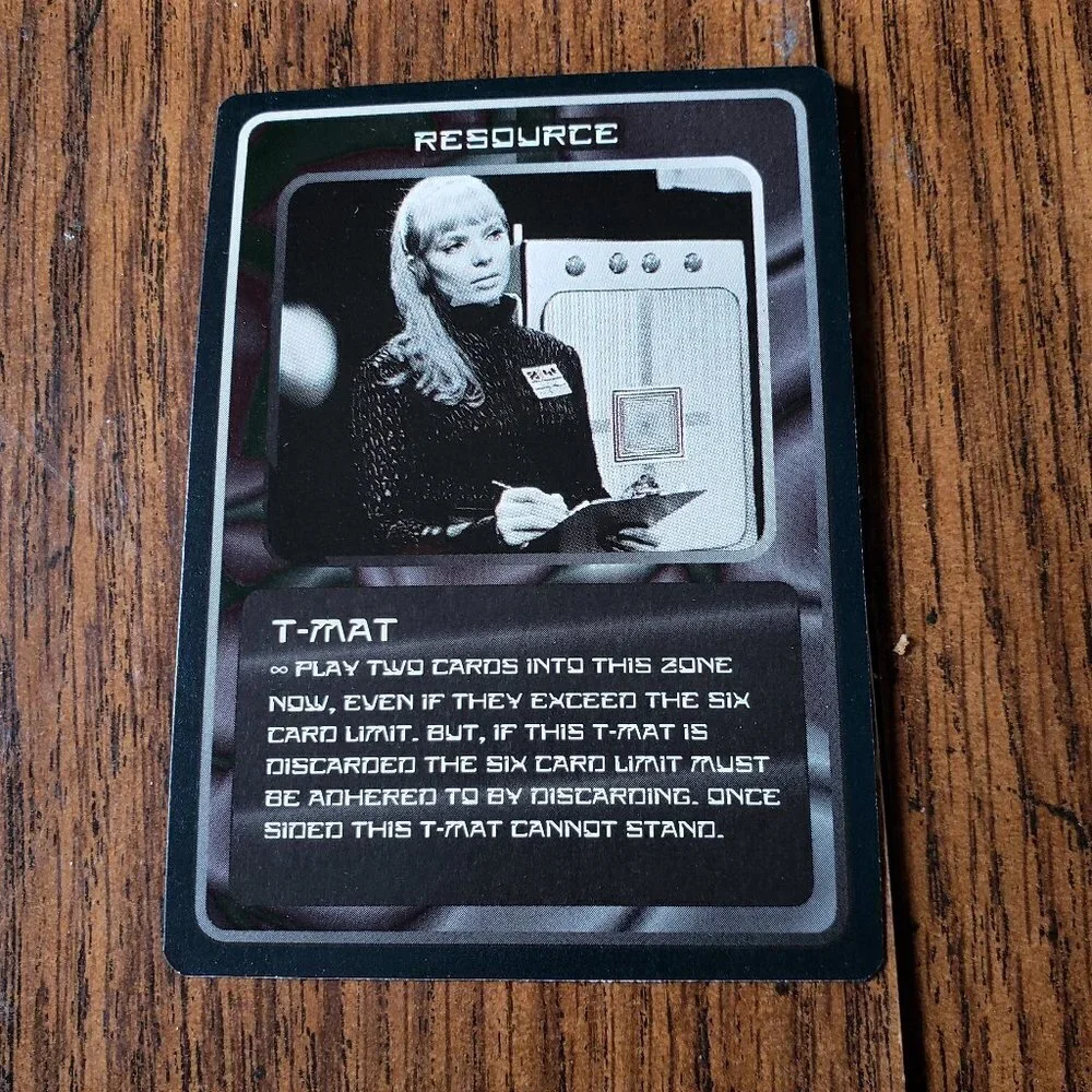1996 Doctor Who - Collectible Card Game Card Game Resource T-Mat - Near Mint